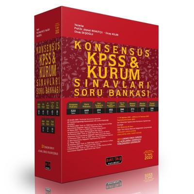 KONSENSUS KPSS ve Kurum Sınavları Hukuk Soru Bankası 2022