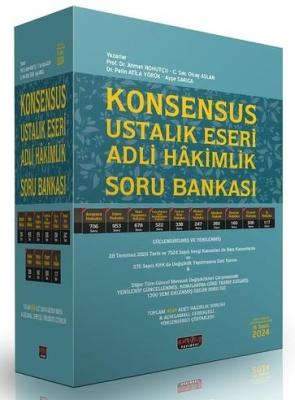 Konsensus Ustalık Eseri Adli Hakimlik Soru Bankası (10 Kitap Set) 19.BASKI
