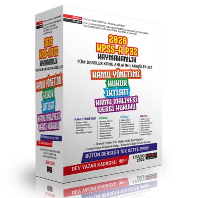 KPSS A P32 Kaymakamlık Konu Anlatımı Modüler Set Ahmet Nohutçu