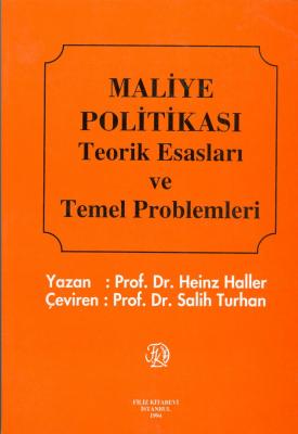Maliye Politikası Prof. Dr. Salih Turhan