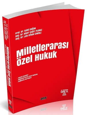 Milletlerarası Özel Hukuk 11.BASKI Prof. Dr. Vahit DOĞAN