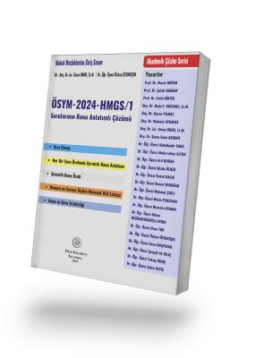 ÖSYM-2024-HMGS/1 Sorularının Konu Anlatımlı Çözümü Doç. Dr. Sinan OK