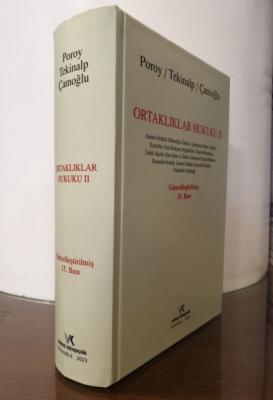 ORTAKLIKLAR HUKUKU II 15.BASKI Prof. Dr. Reha Poroy