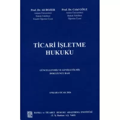 Ticari İşletme Hukuku Ali Bozer