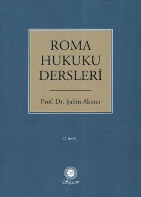 Roma Hukuku Dersleri 22 Baskı