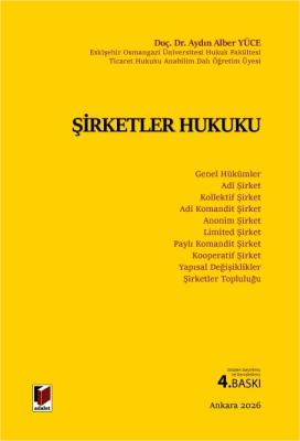 Şirketler Hukuku 4.Baskı Aydın Alber Yüce