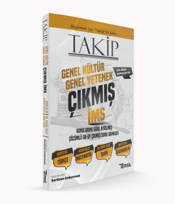Takip İcra Müdürlüğü Sınavı Konularına Göre Sıralanmış;Genel Kültür - Genel Yetenek Çözümlü Çıkmış Soru Bankası