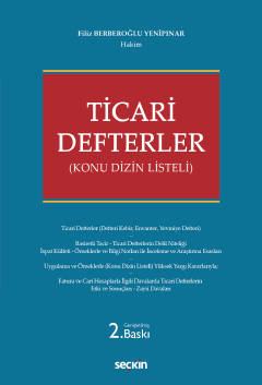 Ticari Defterler 2.baskı Filiz BERBEROĞLU YENİPINAR