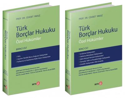 Türk Borçlar Hukuku Özel Hükümler Birinci Cilt | İkinci Cilt Prof. Dr.
