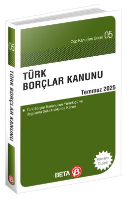 Türk Borçlar Kanunu Cep Serisi 2025 Celal Ülgen