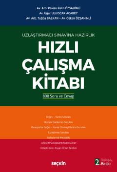Uzlaştırmacı Sınavına Hazırlık Hızlı Çalışma Kitabı Av. Arb. Pakize Pe