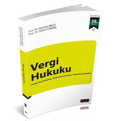 Vergi Hukuku Nurettin Bilici