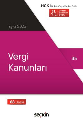 Vergi Kanunları (Cep Kitabı) 68.BASKI Seçkin Yayıncılık