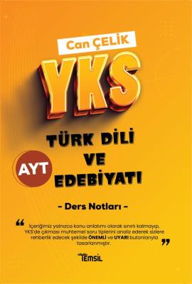 YKS Türk Dili ve Edebiyatı Ders Notları CAN ÇELİK